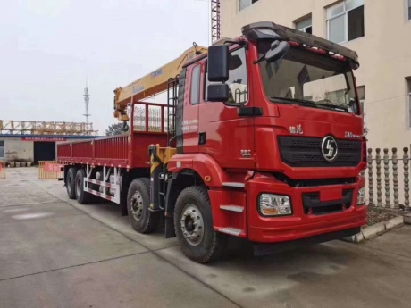 陕汽德龙新M3000国六前四后八 上装徐工14吨G型臂