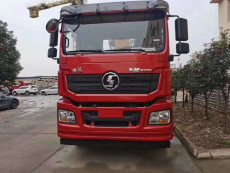 陕汽德龙新M3000国六前四后八 上装徐工14吨G型臂